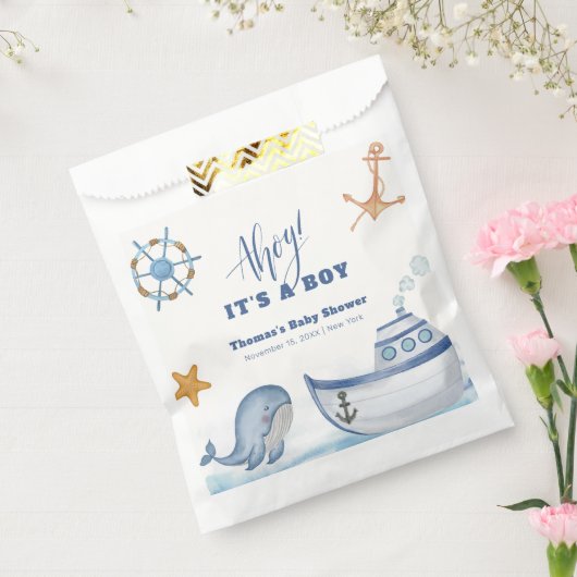 Activiteiten in de omgeving van Modern Ahoy Boy Wh Bedankzakje (Gezegeld)