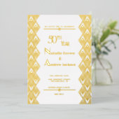 Activiteiten in de omgeving van Modern Art Deco Go Folie Uitnodiging (Staand Voorkant)