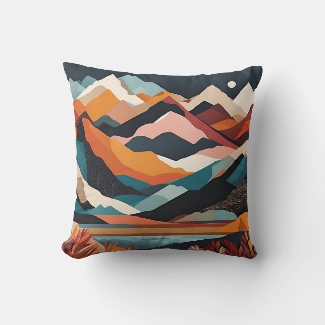 Activiteiten in de omgeving van Modern Art Mountai Kussen (Voorkant)