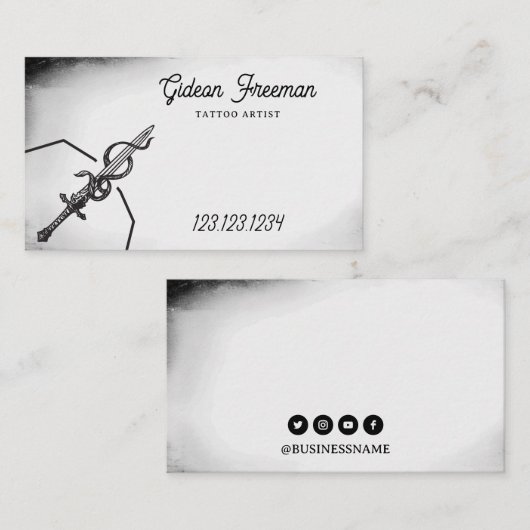 Activiteiten in de omgeving van Modern Black and W Visitekaartje (Voorkant / Achterkant)