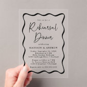 Activiteiten in de omgeving van Modern Black Wavy  Acryl Uitnodigingen (Insitu (Draagbaar))