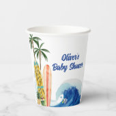 Activiteiten in de omgeving van Modern Blue Ocean  Papieren Bekers (Achterkant)