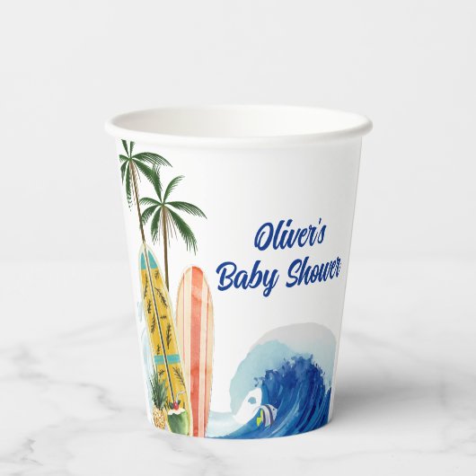 Activiteiten in de omgeving van Modern Blue Ocean  Papieren Bekers (Achterkant)