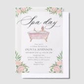 Activiteiten in de omgeving van Modern Blush Pink Vellum Uitnodigingen (Offset)