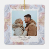 Activiteiten in de omgeving van Modern Boho Square Keramisch Ornament (Achterkant)