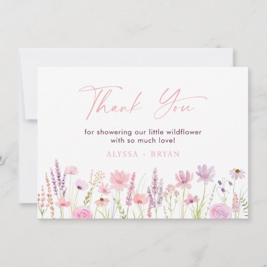 Activiteiten in de omgeving van Modern Boho Wildfl Bedankkaart (Voorkant)