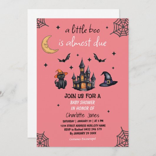 Activiteiten in de omgeving van Modern Halloween L Kaart (Voorkant / Achterkant)