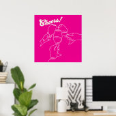 Activiteiten in de omgeving van Modern Line Art Fr Poster (Thuiskantoor)