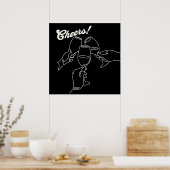 Activiteiten in de omgeving van Modern Line Art Fr Poster (Keuken)