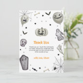 Activiteiten in de omgeving van Modern Little Boo  Bedankkaart (Staand voorkant)