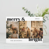 Activiteiten in de omgeving van Modern Merry and B Feestdagenkaart (Staand voorkant)