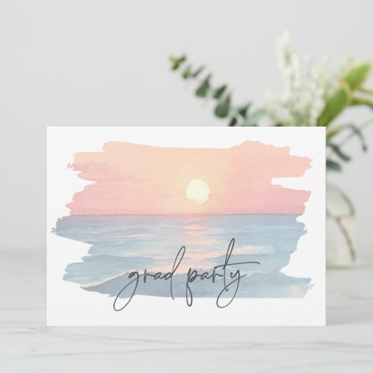 Activiteiten in de omgeving van Modern Ocean Sunse Kaart (Staand voorkant)