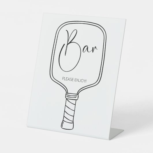 Activiteiten in de omgeving van Modern Pickleball  Reclamebord Met Voetstuk (Voorkant)