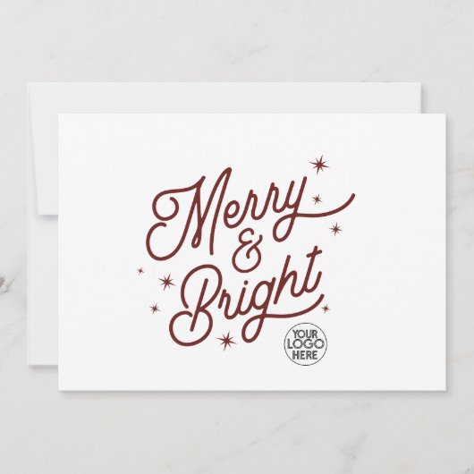 Activiteiten in de omgeving van Modern Retro Merry Feestdagenkaart (Voorkant)