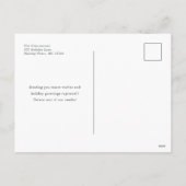 Activiteiten in de omgeving van Modern Sage Poinse Feestdagenkaart (Achterkant)