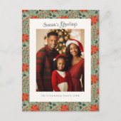 Activiteiten in de omgeving van Modern Sage Poinse Feestdagenkaart (Voorkant)