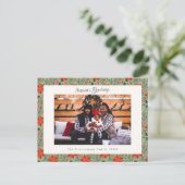 Activiteiten in de omgeving van Modern Sage Poinse Feestdagenkaart (Staand voorkant)