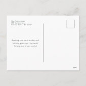 Activiteiten in de omgeving van Modern Sage Poinse Feestdagenkaart (Achterkant)