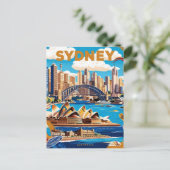 Activiteiten in de omgeving van Modern Sydney Aust Briefkaart (Staand voorkant)