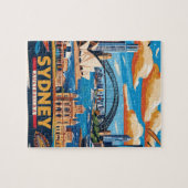 Activiteiten in de omgeving van Modern Sydney Aust Legpuzzel (Horizontaal)