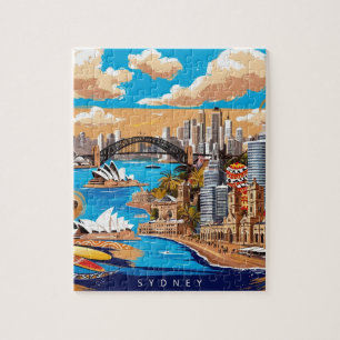 Activiteiten in de omgeving van Modern Sydney Aust Legpuzzel