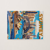 Activiteiten in de omgeving van Modern Sydney Aust Legpuzzel (Horizontaal)