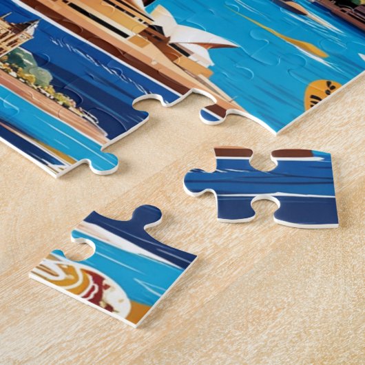 Activiteiten in de omgeving van Modern Sydney Aust Legpuzzel (Zijkant)