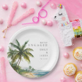 Activiteiten in de omgeving van Modern Waterverf T Papieren Bordje (Feest)