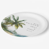 Activiteiten in de omgeving van Modern Waterverf T Papieren Bordje (Gekanteld)