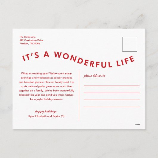 Activiteiten in de omgeving van Modern Wonderful L Feestdagenkaart (Achterkant)