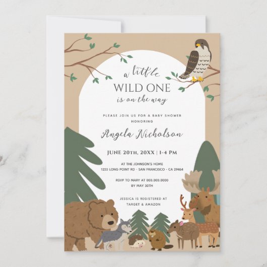 Activiteiten in de omgeving van Modern Woodland An Kaart (Voorkant)