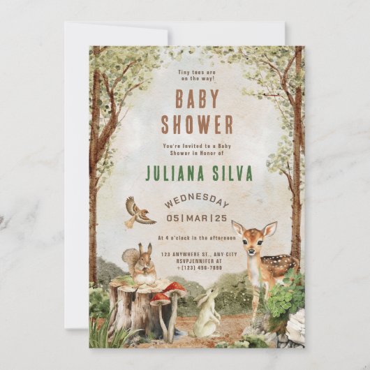 Activiteiten in de omgeving van Modern Woodland An Kaart (Voorkant)