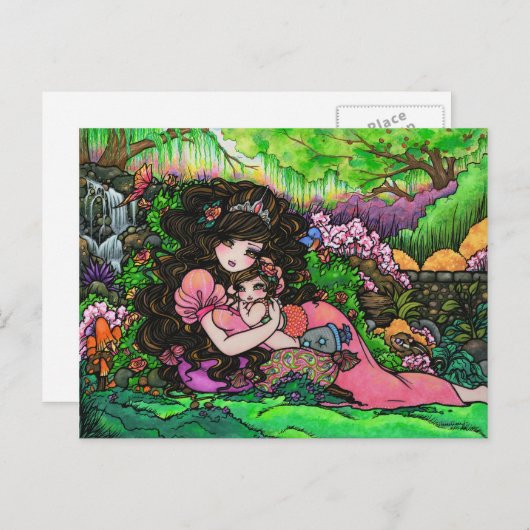 Activiteiten in de omgeving van Mom & New Baby Pri Aankondigingskaart (Voorkant / Achterkant)