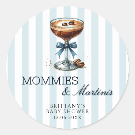 Activiteiten in de omgeving van Mommies & Martinis Ronde Sticker (Voorkant)