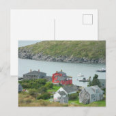 Activiteiten in de omgeving van Monhegan Island Ti Feestdagenkaart (Voorkant / Achterkant)