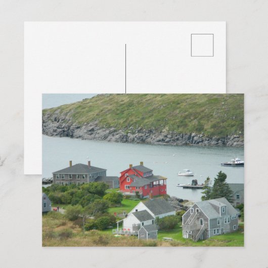 Activiteiten in de omgeving van Monhegan Island Ti Feestdagenkaart (Voorkant / Achterkant)