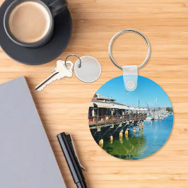 Activiteiten in de omgeving van Monterey CA Wharf- Sleutelhanger