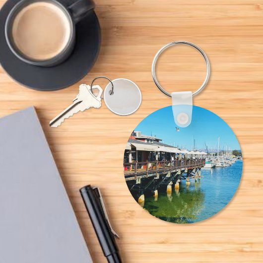 Activiteiten in de omgeving van Monterey CA Wharf- Sleutelhanger