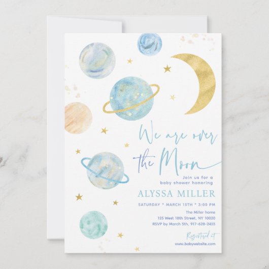 Activiteiten in de omgeving van Moon Blue Boy Spac Kaart (Voorkant)