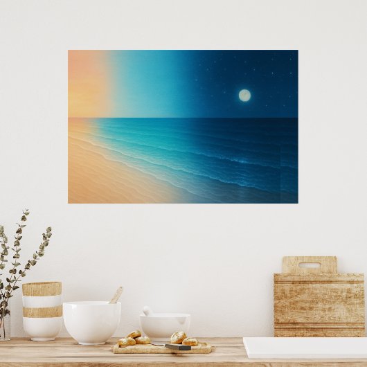 Activiteiten in de omgeving van Moonlight Ocean Po Poster (Keuken)