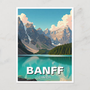 Activiteiten in de omgeving van Moraine Lake at Ba Briefkaart