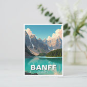 Activiteiten in de omgeving van Moraine Lake at Ba Briefkaart (Staand voorkant)