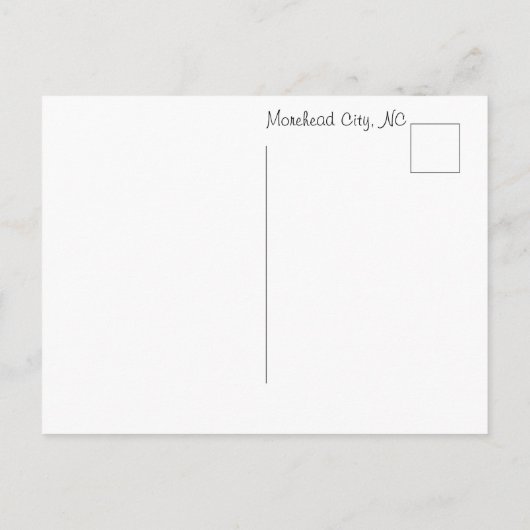 Activiteiten in de omgeving van Morehead City NC - Briefkaart (Achterkant)