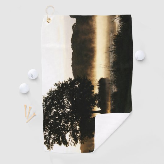 Activiteiten in de omgeving van Morning Lake Scene Golfhanddoek (Insitu)