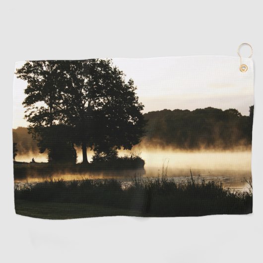 Activiteiten in de omgeving van Morning Lake Scene Golfhanddoek (Horizontaal)
