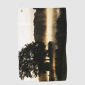 Activiteiten in de omgeving van Morning Lake Scene Golfhanddoek (Voorkant)
