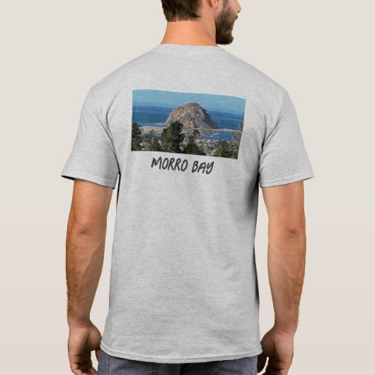 Activiteiten in de omgeving van Morro Rock & Bay T-shirt (Achterkant)