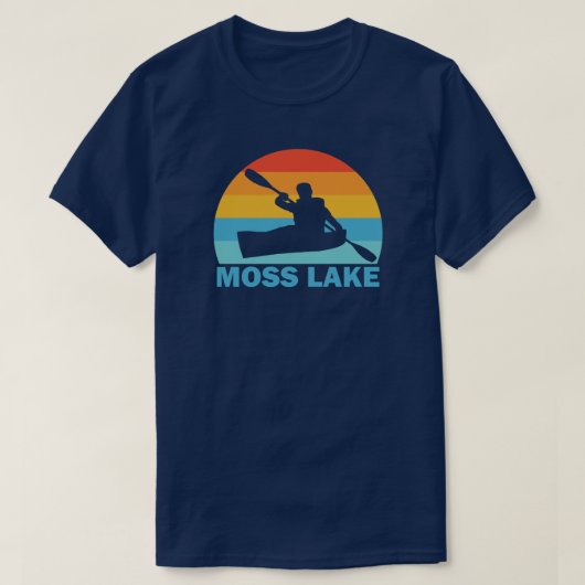 Activiteiten in de omgeving van Moss Lake North Ca T-shirt (Design voorkant)