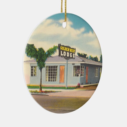 Activiteiten in de omgeving van  Motel, Golden Wes Keramisch Ornament (Rechts)