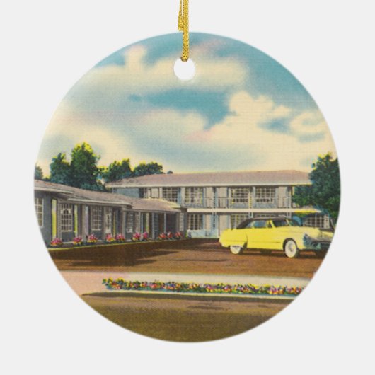 Activiteiten in de omgeving van  Motel, Golden Wes Keramisch Ornament (Achterkant)